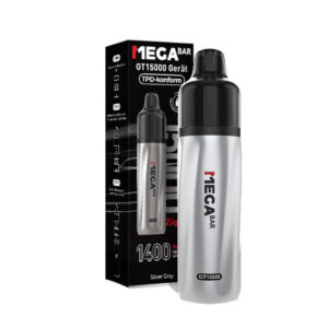 MEGABAR GT15000 Vape Kit - Silver Gray