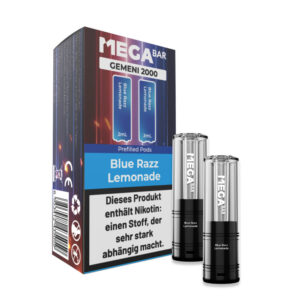 MEGABAR GEMENI 2000 Prefilled Pod - Blue Razz Lemonade