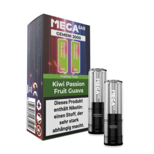 MEGABAR GEMENI 2000 Prefilled Pod - Kiwi Passion Fruit Guava