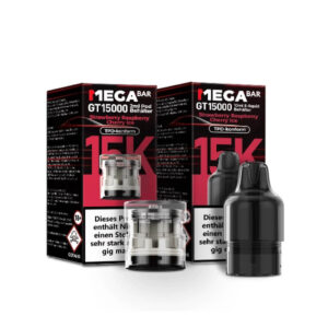 MEGABAR GT15000 Prefilled Pod - Strawberry Raspberry Cherry Ice