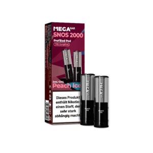 MEGABAR SNOS 2000 Prefilled Pod - Peach Ice
