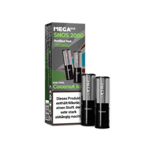 MEGABAR SNOS 2000 Prefilled Pod - Coconut Ice