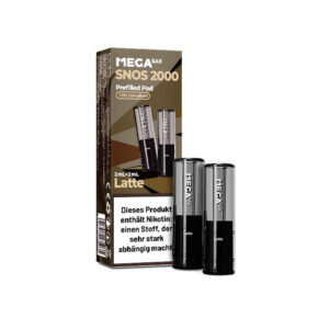 MEGABAR SNOS 2000 Prefilled Pod - Latte